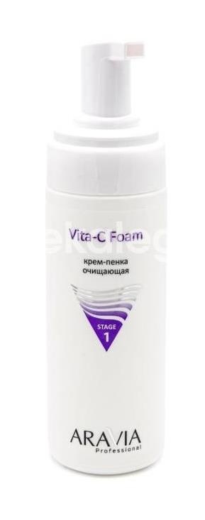 Aravia крем-пенка очищающая vita-c foaming 160 мл Aravia крем-пенка очищающая vita-c foaming 160 мл - 3