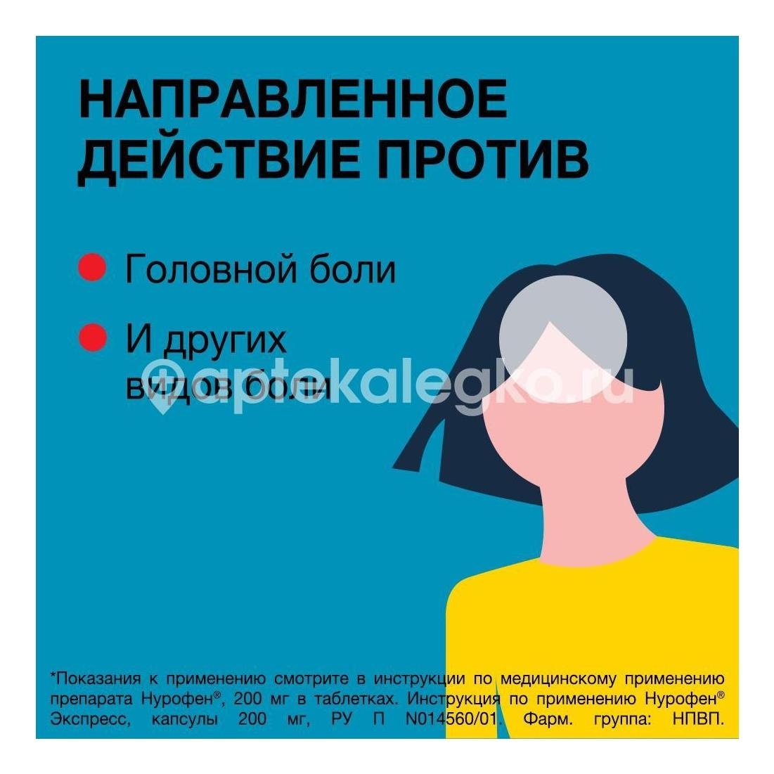Нурофен экспресс 200мг. 16шт. капсулы Нурофен экспресс 200мг. 16шт. капсулы - 6