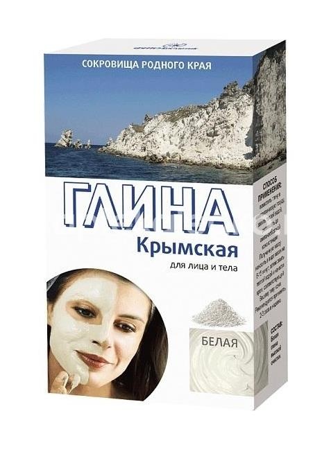 Изображение Глина белая крымская 100г. очищ. ГЛИНА БЕЛАЯ КРЫМСКАЯ 100Г. ОЧИЩ. Фитокосметик ООО