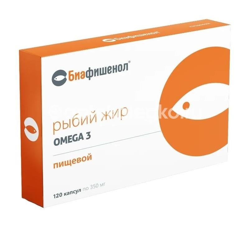 Рыбий жир биафишенол №180 капс. Рыбий жир биафишенол №180 капс. - 1