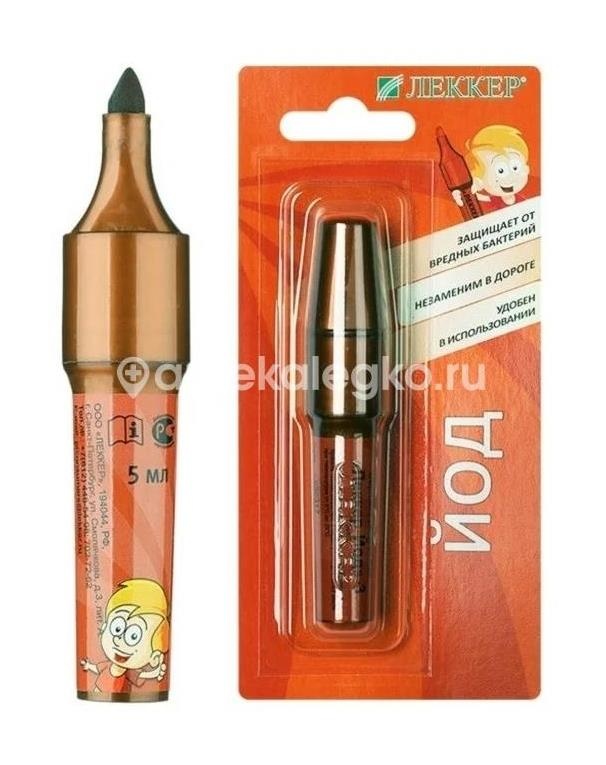Леккер - йод - 3 5% 5мл. спирт. р - р Леккер - йод - 3 5% 5мл. спирт. р - р - 1