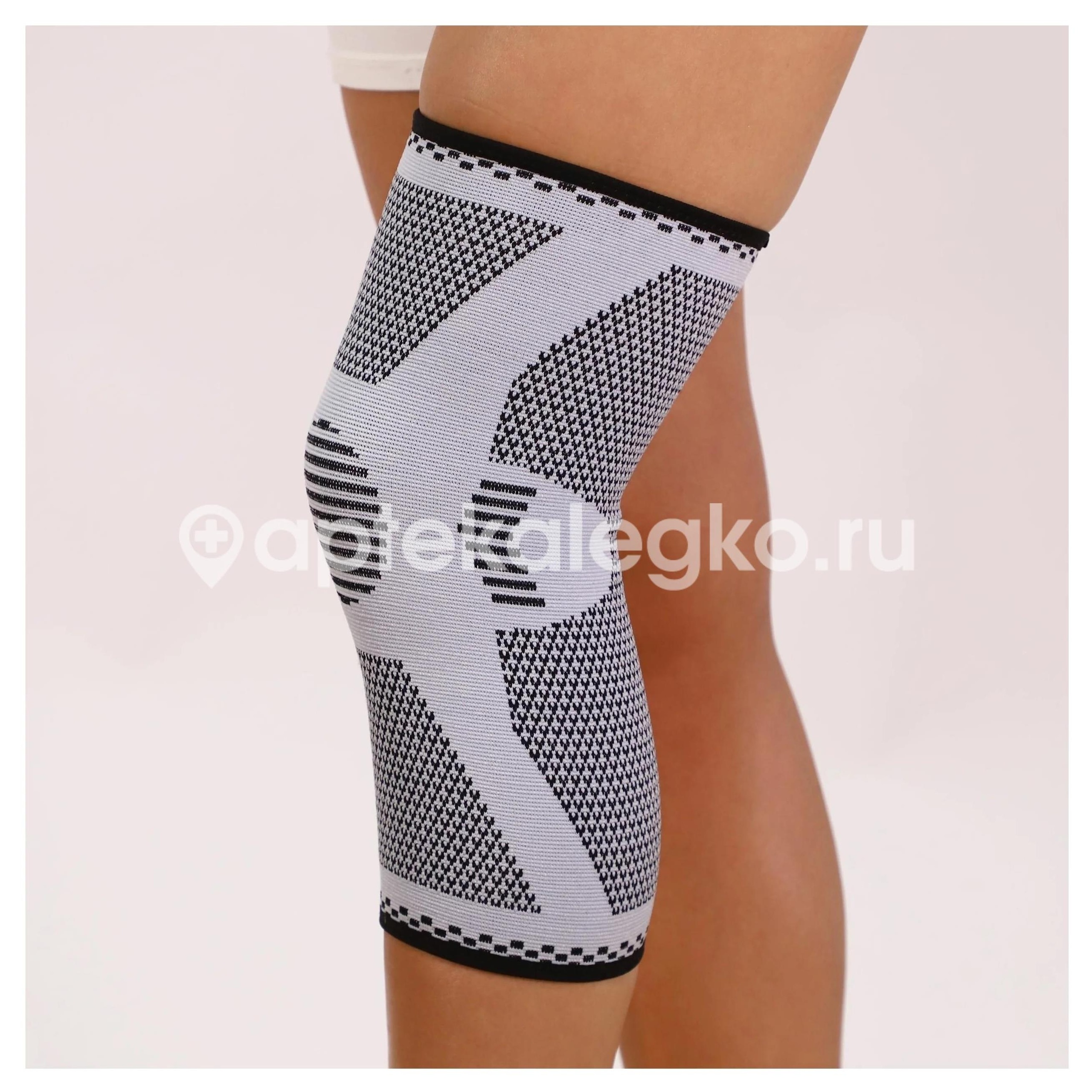 Крейт бандаж для колена у - 842 №3 серый Крейт бандаж для колена у - 842 №3 серый - 1