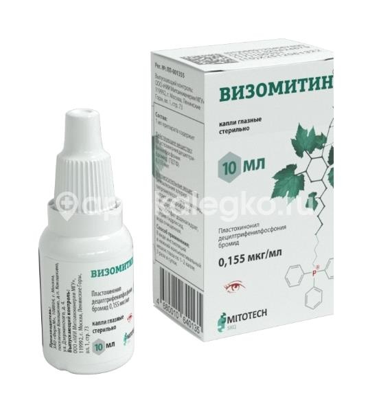 Изображение Визомитин 10мл капли глазные флакон Визомитин 10мл капли глазные флакон ФИРН М ЗАО