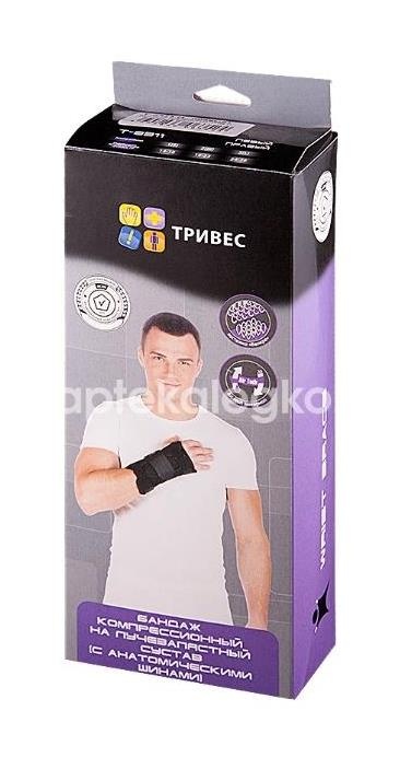 Тривес бандаж компрес. лучезап. левый р.s /арт.т - 8311/ Тривес бандаж компрес. лучезап. левый р.s /арт.т - 8311/ - 3