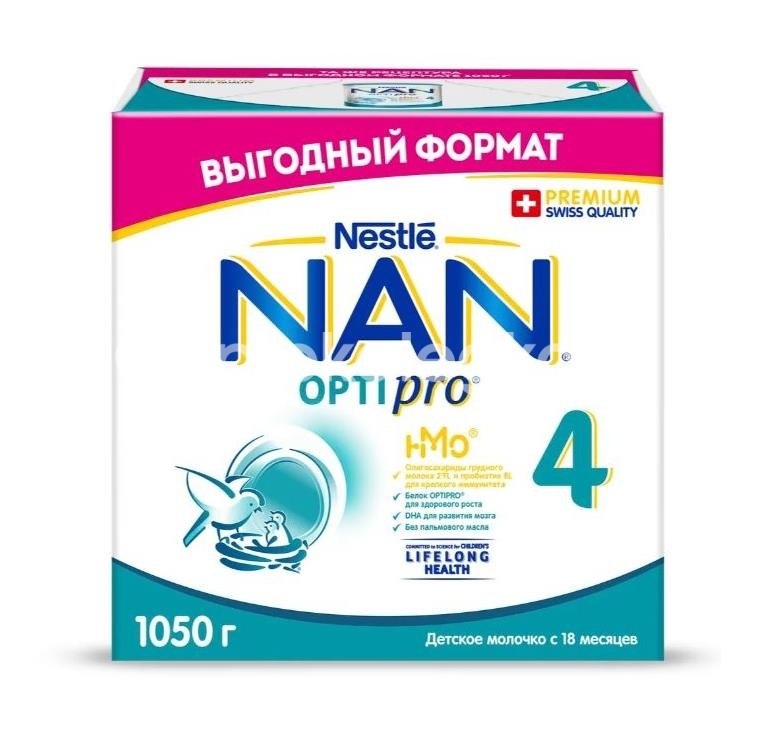 Nestle nan-4 optipro молочная смесь 1050 г Nestle nan-4 optipro молочная смесь 1050 г - 1