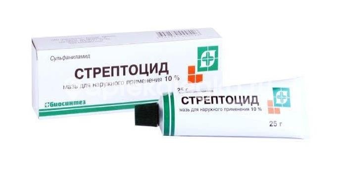 Изображение Стрептоцида 10% мазь 25г. Стрептоцида 10% мазь 25г. БИОСИНТЕЗ ОАО