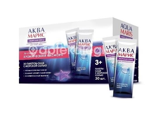 Аква марис морская соль 30шт. порошок для детей 3 + саше Аква марис морская соль 30шт. порошок для детей 3 + саше - 2