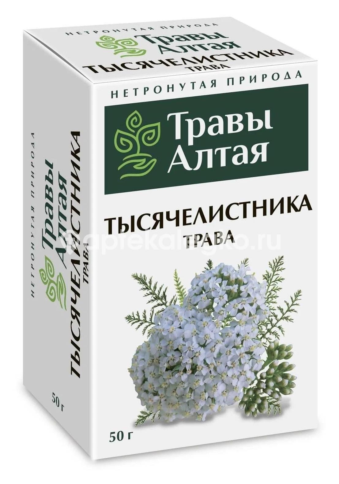 Изображение Тысячелистника трава 50г. ТЫСЯЧЕЛИСТНИКА ТРАВА 50Г. ИВАН-ЧАЙ ЗАО