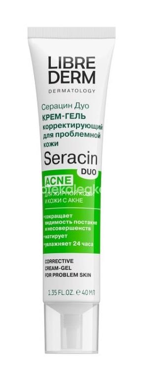 Librederm серацин крем-гель корректирующий для проблемной кожи дуо 40мл Librederm серацин крем-гель корректирующий для проблемной кожи дуо 40мл - 2