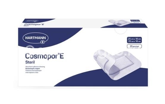 Изображение Космопор е повязка 25х10см 25шт. самоклеящаяся стерильная Космопор Е повязка 25х10см 25шт. самоклеящаяся стерильная   PAUL HARTMANN AG.