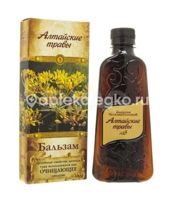 Изображение Алтайские травы бальзам №5 очищающий 250мл флакон АЛТАЙСКИЕ ТРАВЫ БАЛЬЗАМ №5 ОЧИЩАЮЩИЙ 250МЛ ФЛАКОН АЛСУ