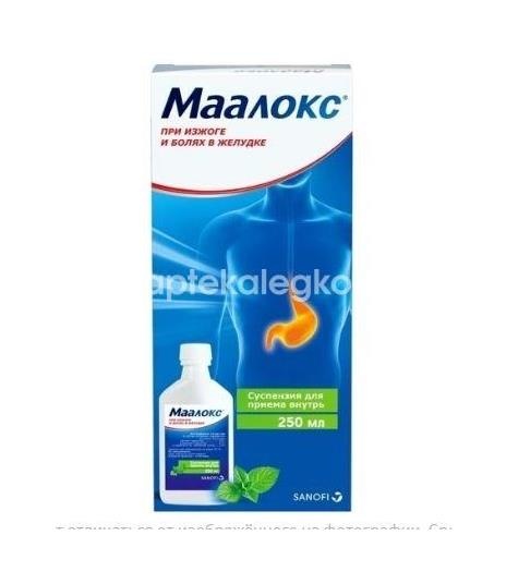 Маалокс 1шт. суспензия для внутреннего применения 250мл. флакон Маалокс 1шт. суспензия для внутреннего применения 250мл. флакон - 1