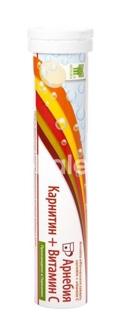 Арнебия карнитин + витамин с №20 шипучие таб. Арнебия карнитин + витамин с №20 шипучие таб. - 1