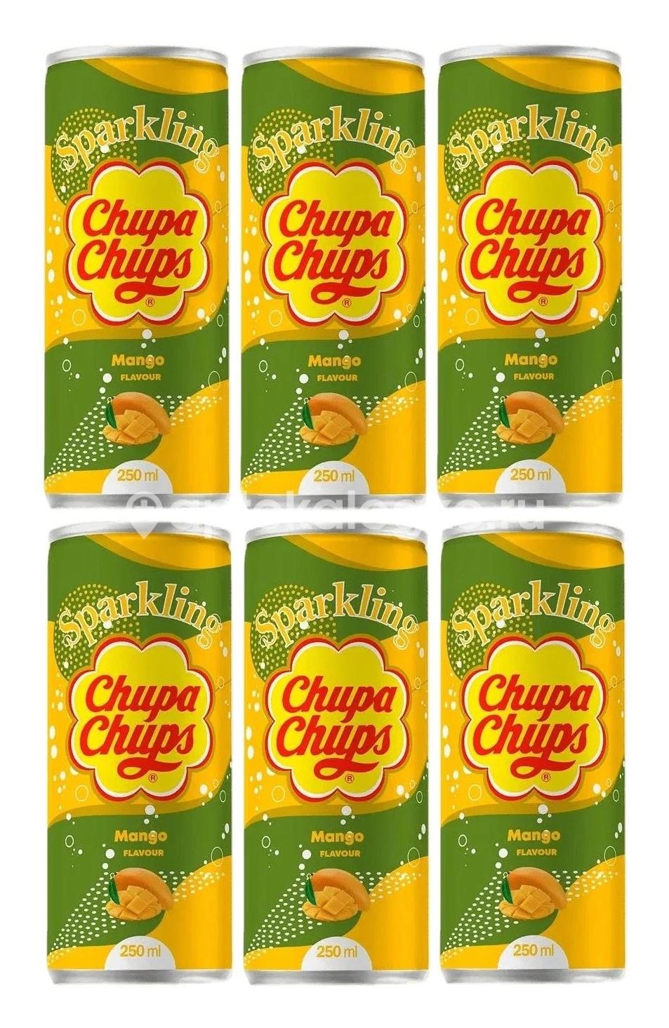 Напиток газ. без/алк чупа - чупс манго 0,25мл Напиток газ. без/алк чупа - чупс манго 0,25мл - 1