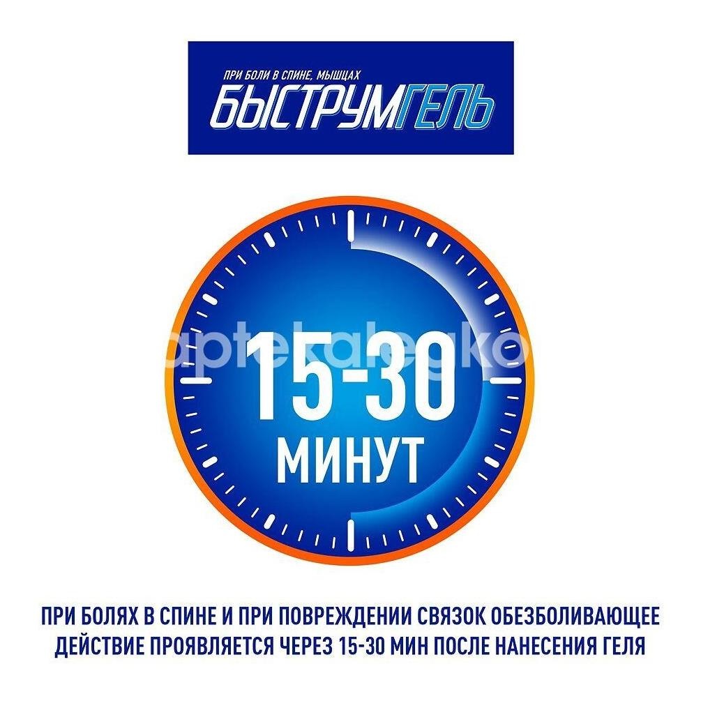 Быструмгель 2,5% гель для наружного применения 100г. туба Быструмгель 2,5% гель для наружного применения 100г. туба - 8