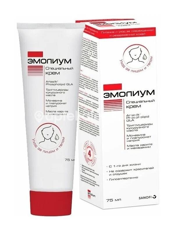 Эмолиум специальный крем для тела 75мл. Эмолиум специальный крем для тела 75мл. - 3