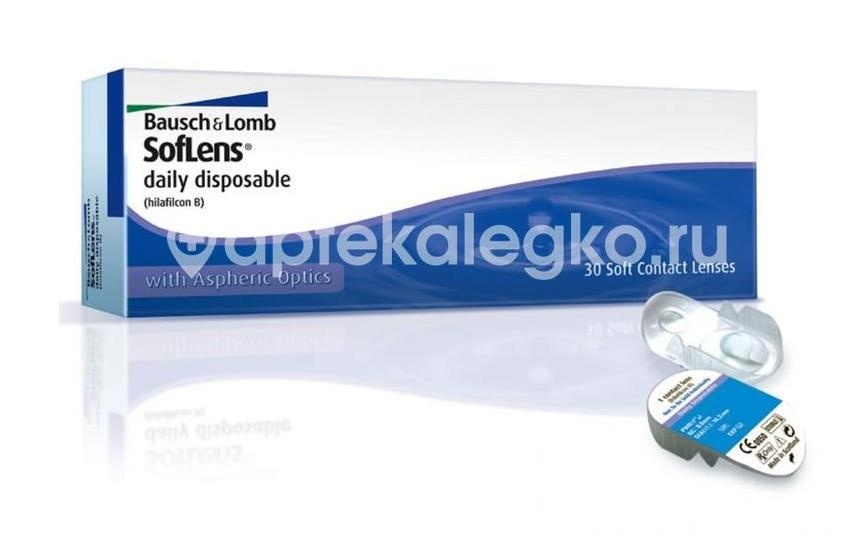 Изображение Контактные линзы soflens daily disposable 8,6 -3,25 30шт. Контактные линзы Soflens Daily disposable 8,6 -3,25 30шт. JOHNSON & JOHNSON (ДЖОНСОН) J&J