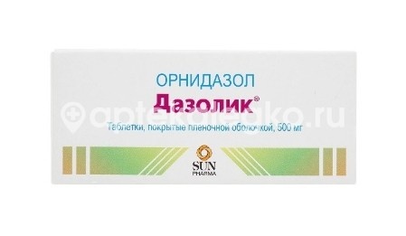 Изображение Дазолик 500мг. 10шт. таблетки покрытые пленочной оболочкой Дазолик 500мг. 10шт. таблетки покрытые пленочной оболочкой Sun Pharmaceutical Industries Ltd / САН ФАРМАСЬЮТИКАЛ
