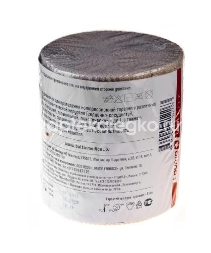 Балтик медикал бинт эластичный средней растяжимости 10см х 5м Балтик медикал бинт эластичный средней растяжимости 10см х 5м - 2