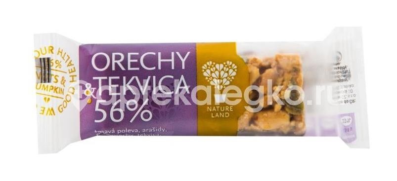 Текмар батончик - мюсли орех + тыквица 40г. Текмар батончик - мюсли орех + тыквица 40г. - 1