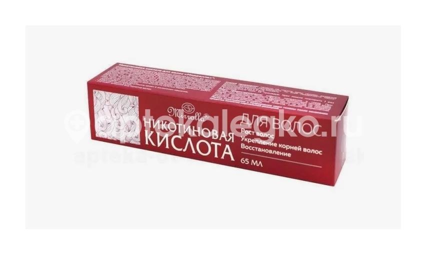 Мирролла никотиновая кислота для волос 65мл Мирролла никотиновая кислота для волос 65мл - 2