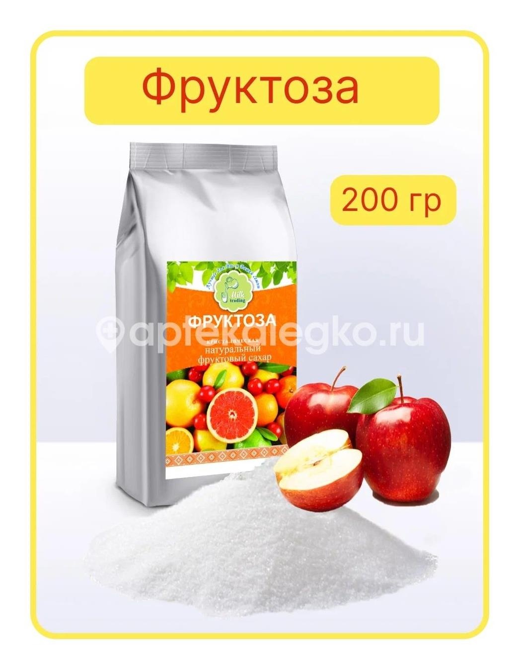 Изображение Фруктоза кристал. 250г. ФРУКТОЗА КРИСТАЛ. 250Г. СЛАДКИЙ МИР ООО