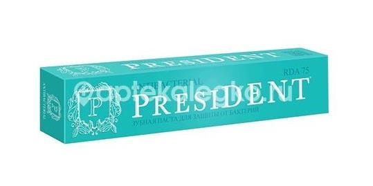 Президент зубная паста антибактериальная 50мл Президент зубная паста антибактериальная 50мл - 1